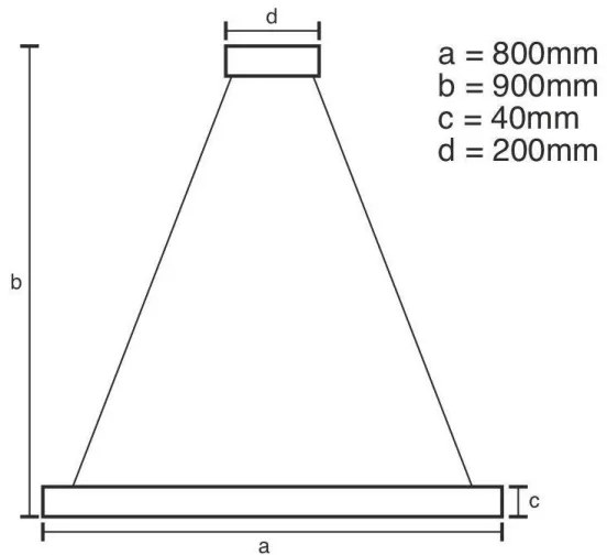 Lustră LED dimabilă pe cablu Brilagi CIRCLE LED/55W/230V 3000-6500K maro + telecomandă
