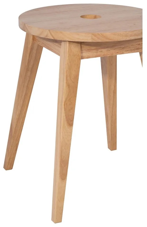 Scaun în culoare naturală deschisă din lemn de arbore de cauciuc Club – Bonami Essentials
