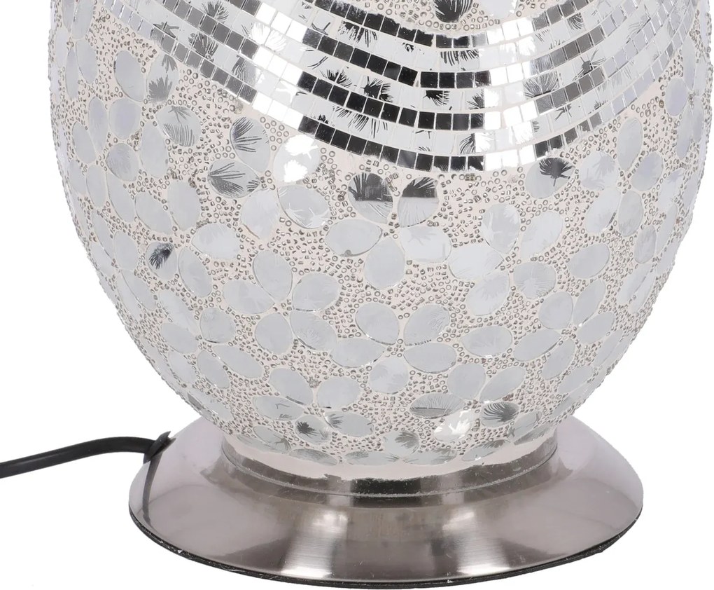 Lampa de masa Mozaic Silver h 31,5 cm