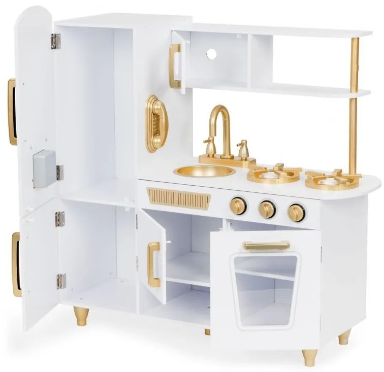 Bucătărie mare din lemn pentru copii