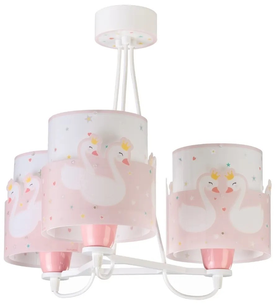 Dalber 61377 - Lustră copii SWEET LOVE 3xE27/60W/230V