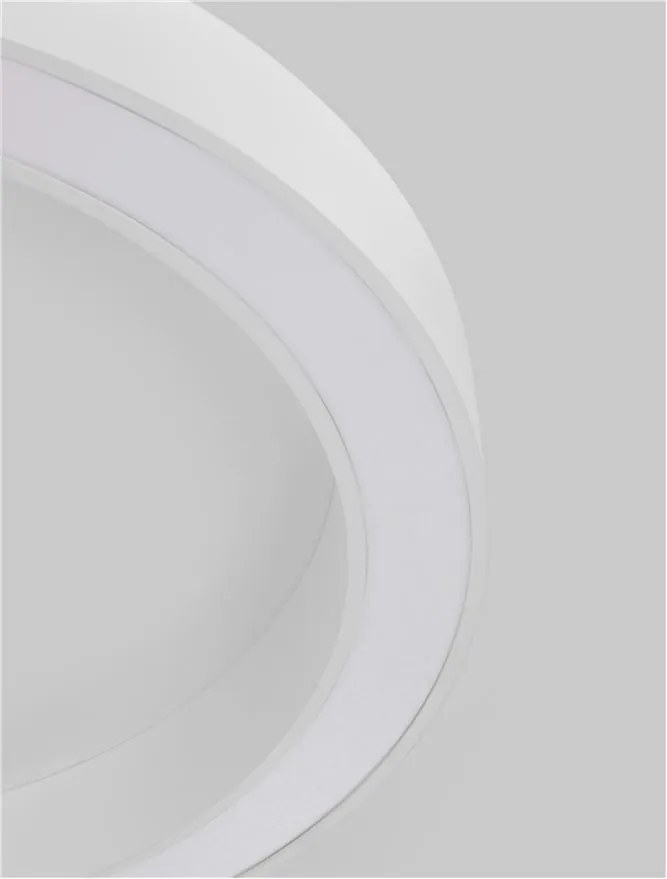 Lustra LED aplicata design modern OPAL 60W alba