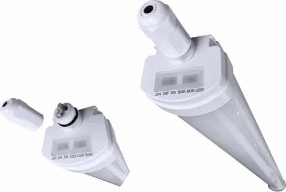 Corp de iluminat LED fluorescent industrial VOLITER LED/20/28/36W/230V 120 cm IP65 alb