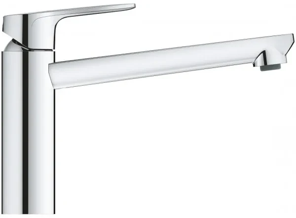 Baterie bucatarie cu pipa rotativa, Grohe BauEdge, crom, 31693000