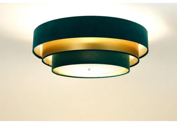 Lustr TRINITI 2xE27/60W/230V verde/auriu