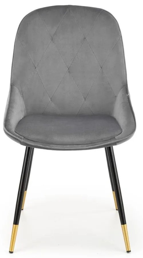Scaun de bucaterie Beline, gri/negru