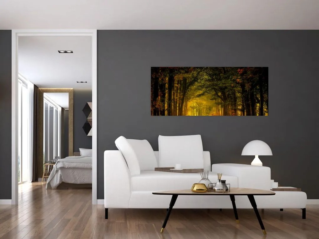 Tablou cu pădure (120x50 cm)
