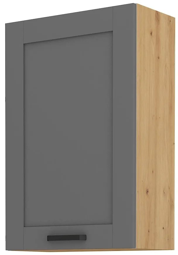 Dulap superior de bucătărie Lucid 60 G 90 1F (Stejar artisan + dustgrey). 1045603