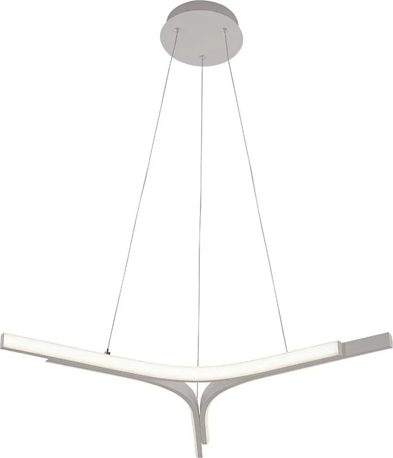 Lustră LED pe cablu ALTA LED/30W/230V argintie