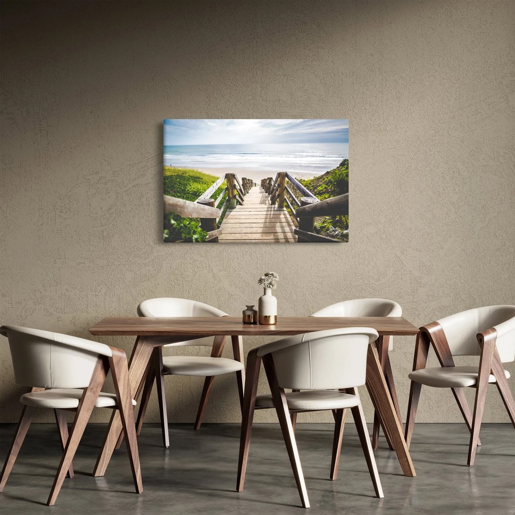 Tablou - Intare pe plaja (90x60 cm)