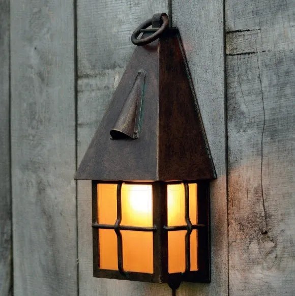 Aplica 1/2 iluminat exterior din fier forjat design rustic WL 3611