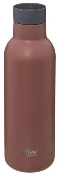 Termos Bottle Zerro, visiniu, 0.45 litri, inox, 7 x H 23 cm