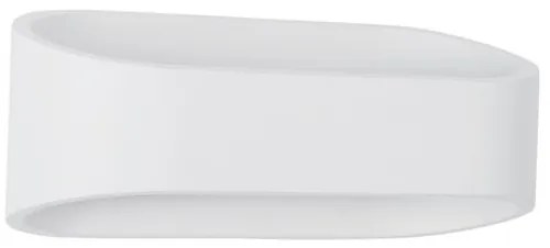 Aplica LED de perete pentru iluminat exterior design modern IP54 MILE alb NVL-9257871