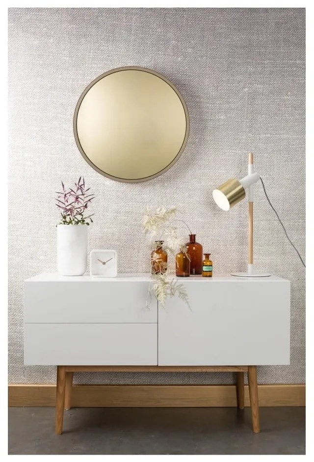 Vază din marmură Zuiver Fajen, alb