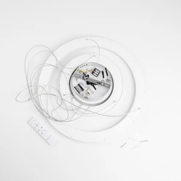 Brilagi - Pendul LED dimabil pe cablu FALCON SLIM LED/68W/230V Ø 50 cm alb + telecomandă