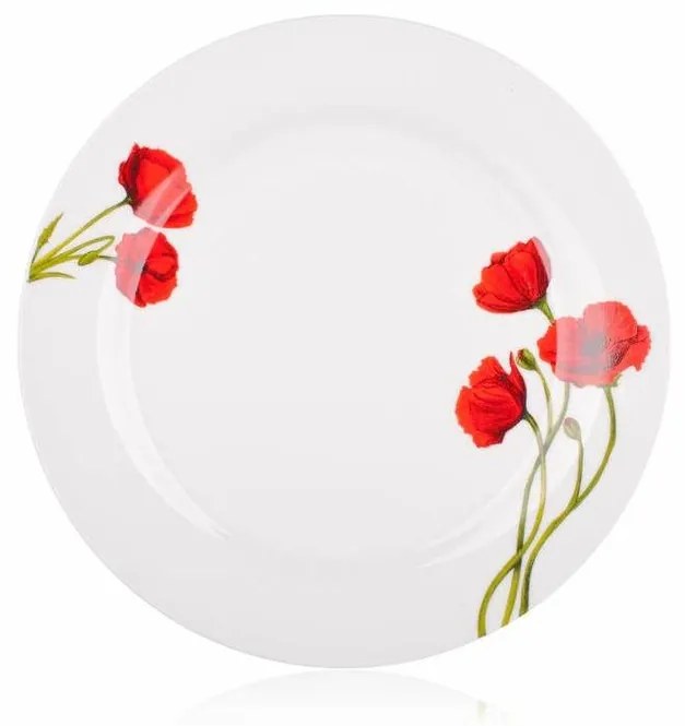 Set farfurii BANQUET Red Poppy 18 piese