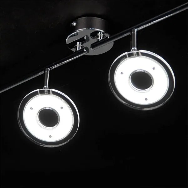 Eglo 78684 - Spot LED DORNES, 4 x 4,5 W, 230 V, crom lucios