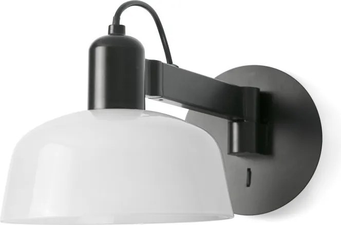 Aplica de perete cu brat directionabil TATAWIN sticla alba