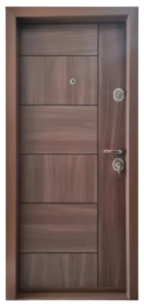 Usa metalica de apartament cu izolatie si vizor Novo Doors First Class NDFC04, Deschidere Stanga Dreapta, Dimensiune 200X88 cm, Tabla 1.2 mm, Kit
