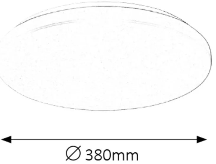 Plafoniera moderna diametru 38cm, LED Rob 2285 RX