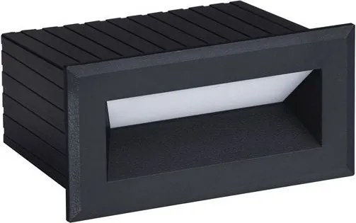 Spot LED incastrabil iluminat exterior ambiental IP54 VIVION negru