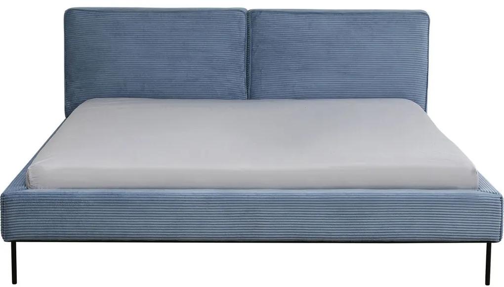 Bed East Side Cord Blue 160x200cm
