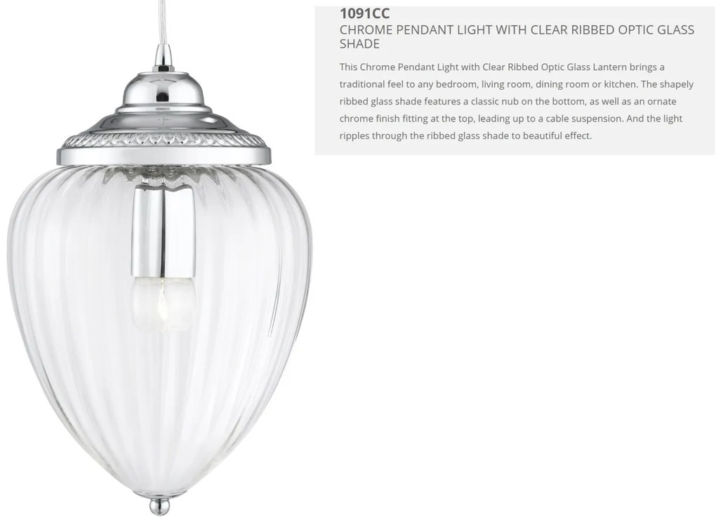 Pendul stil traditional Pineapple crom 1091CC SRT