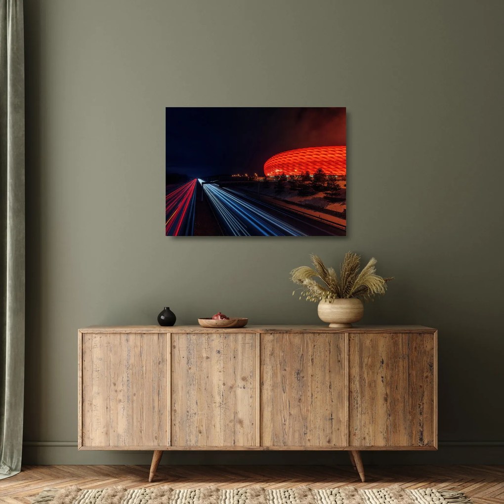 Tablou pe sticlă cu autostrada (70x50 cm)