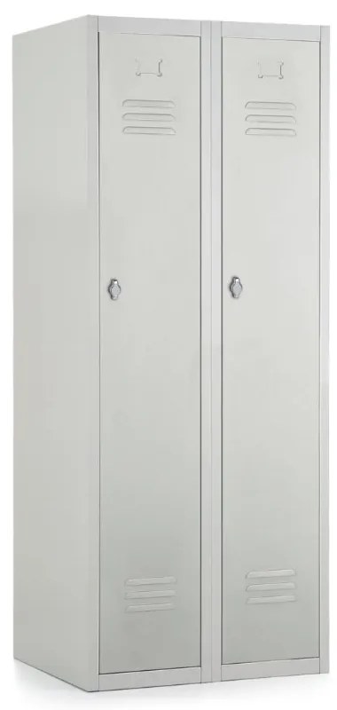 Dulap metalic, 60 x 50 x 150 cm, blocare, gri deschis - ral 7035
