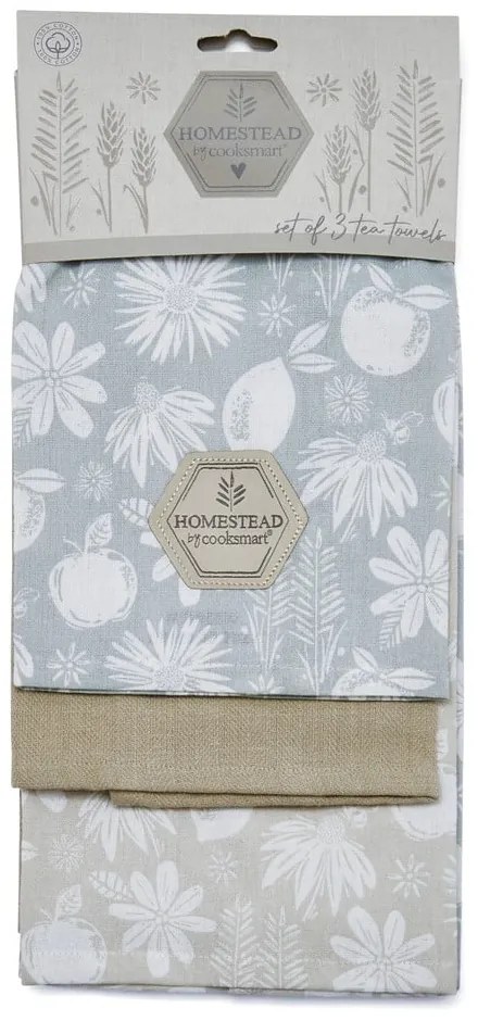 Prosoape de vase 3 buc. din bumbac 45x65 cm Homestead – Cooksmart ®