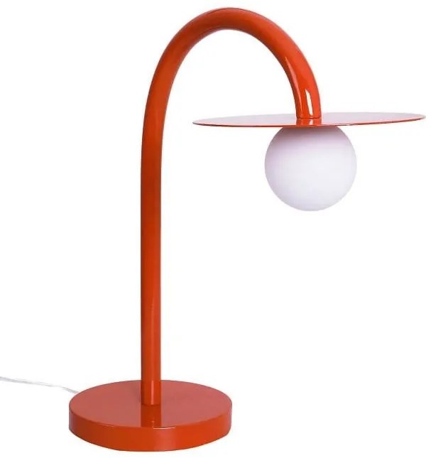 Lampa de masa LED design minimalist ENIGMA, Coral red