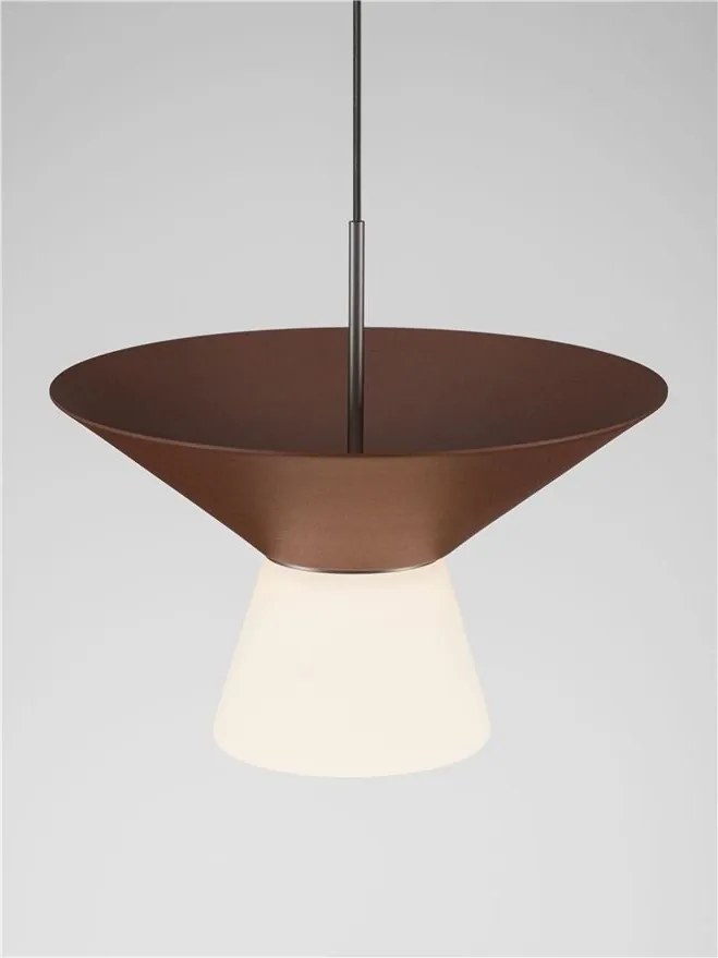 Pendul LED decorativ BARIS Rust Brown 22cm