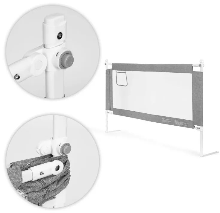 Barieră de protecție pentru pat – disponibilă în mai multe dimensiuni Šírka: 160 cm | Výška: 64 cm