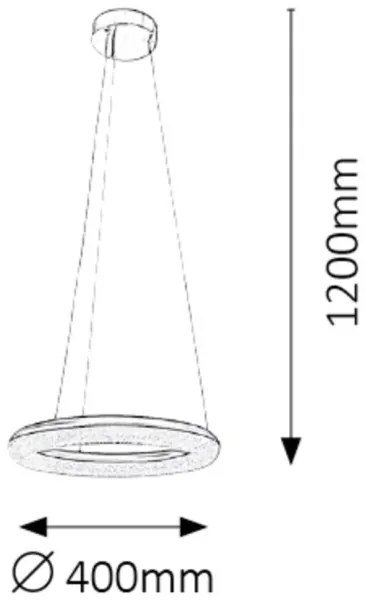 Rabalux 2565 - Candelabru LED reglabil GEORGINA LED/24W/230V alb
