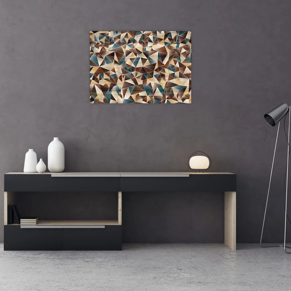 Tablou - Triunghiuri (70x50 cm)