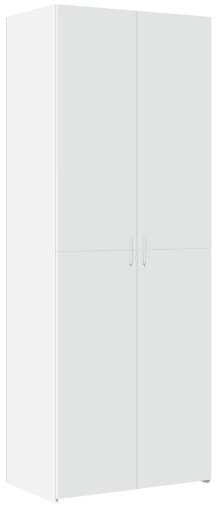 3281427 vidaXL Dulap înalt, alb, 70x42,5x185 cm, lemn prelucrat