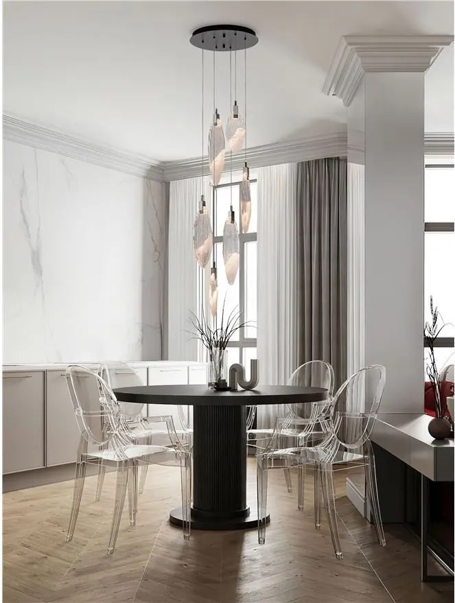 Lustra LED suspendata design decorativ SERIQ D-40cm