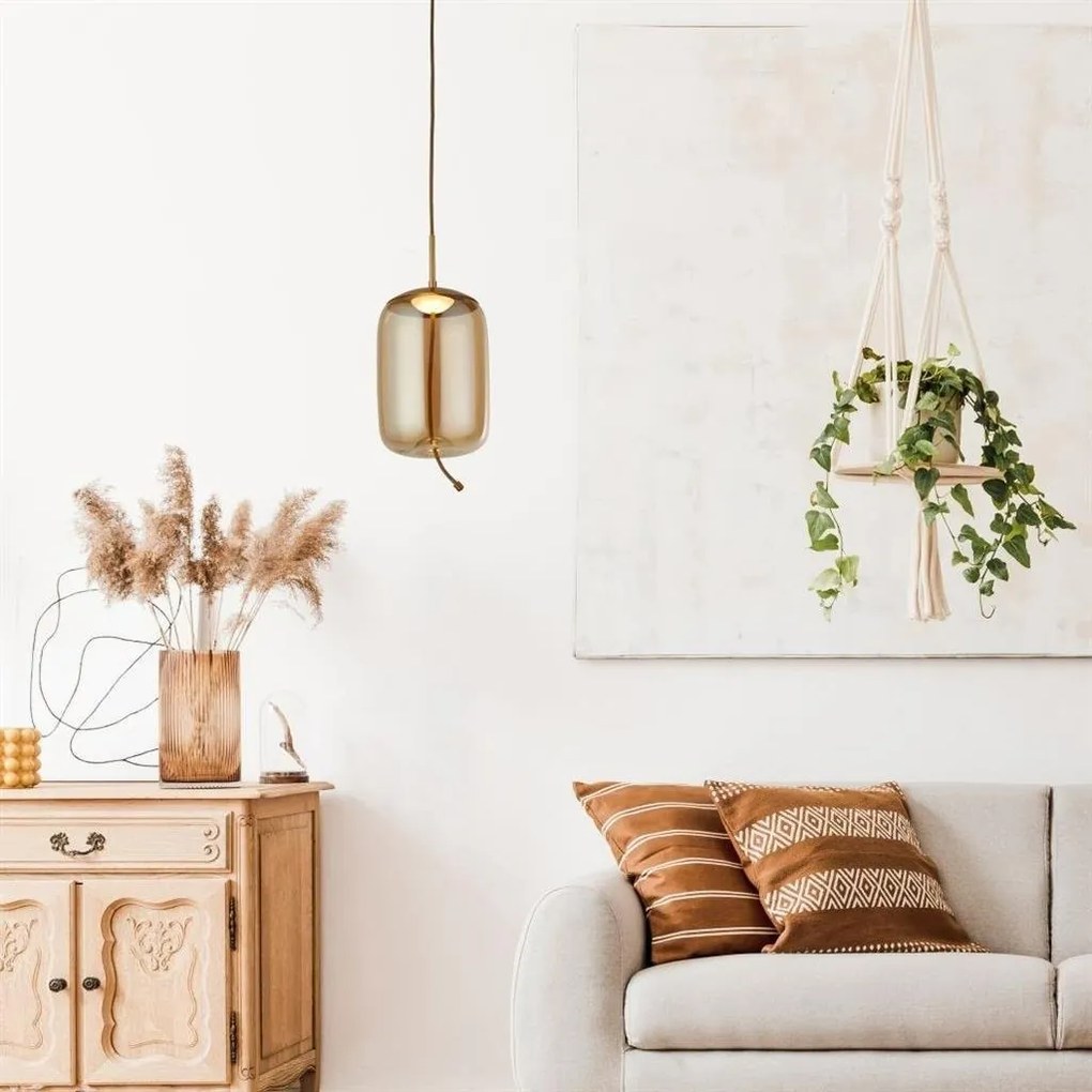 Lustra, Pendul LED design modern minimalist Lisbon chihlimbar