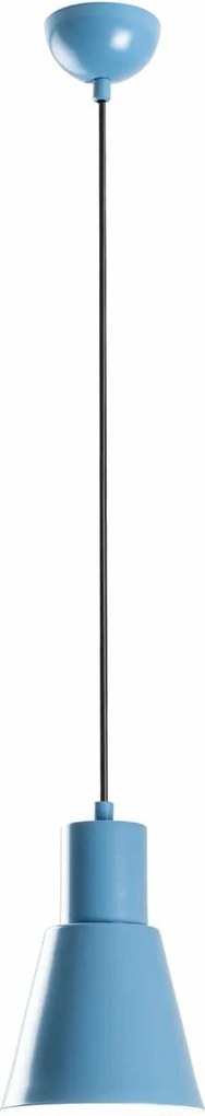 Lustra KONIKKEM, albastru, metal, 14x27-114 cm