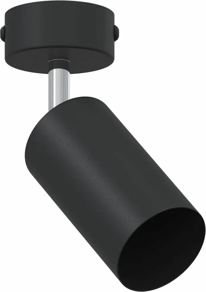 vidaXL Spot de tavan Negru 6 x 6 x 16 cm Metal