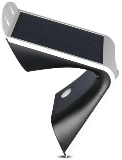LED lampă solară de perete cu senzor LED/3W/3,7V 3000/4000K IP65 albă