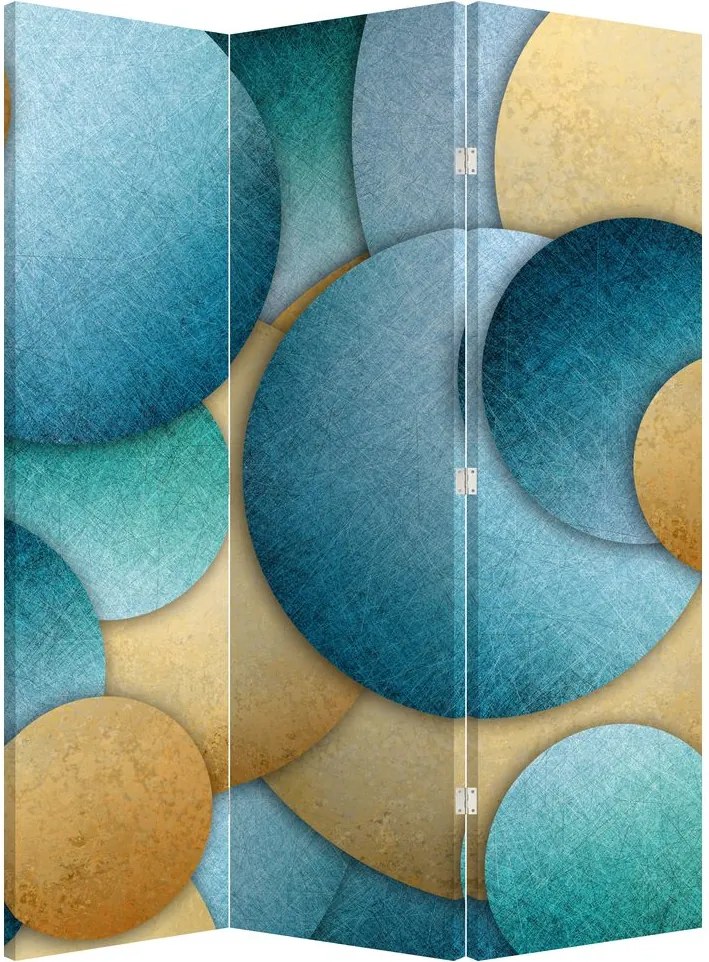 Paravan - Abstracție cercuri (126x170 cm)