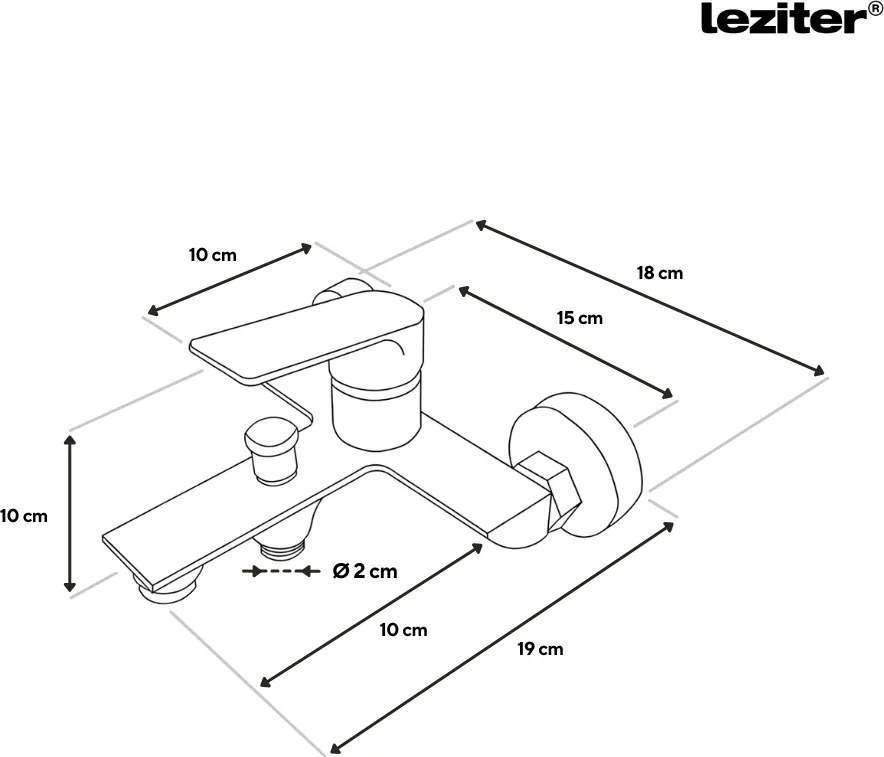 Auri robinet de umplere baie crom