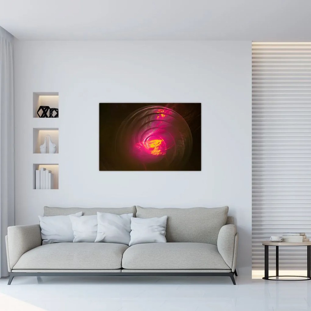 Tablou - abstacție cu spirala (90x60 cm)