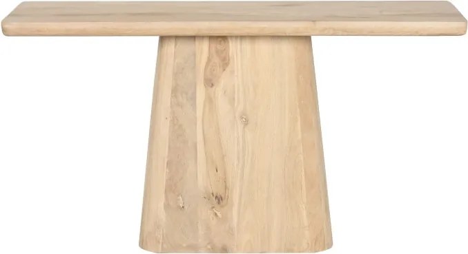 Consolă modernă interior natural din lemn de mango cu structură din lemn, "Navaro"
