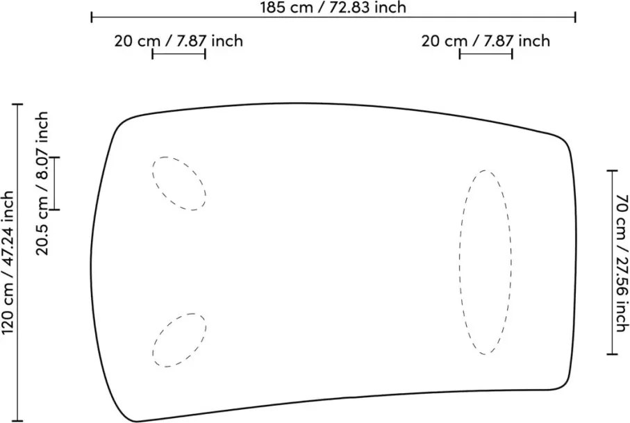 Masuta de cafea design LUX Bergman furnir stejar