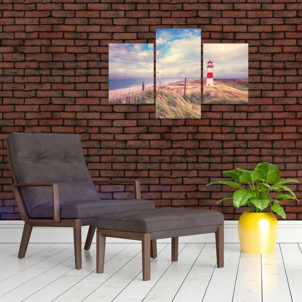 Tablou - Farul roșu (90x60 cm)