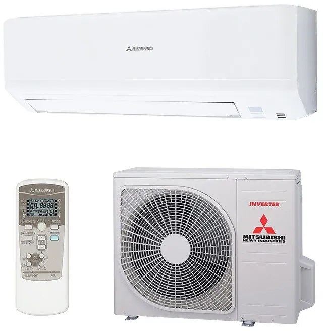 Aparat de aer conditionat inverter Mitsubishi Heavy Industries SRK45ZSP-W + SRC45ZSP-W, 14000 BTU, 31 m², A++/A+, R-32, Alb