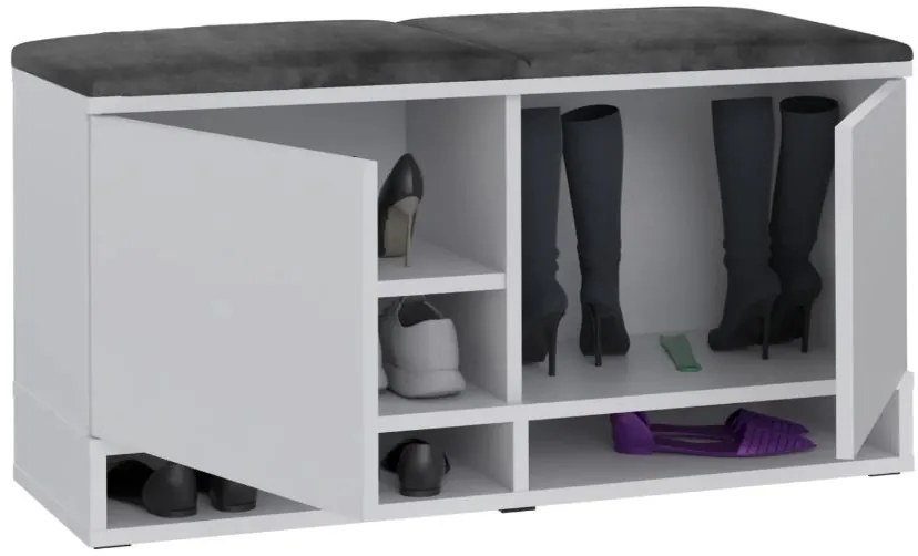 Cuier pentru hol White/Grey