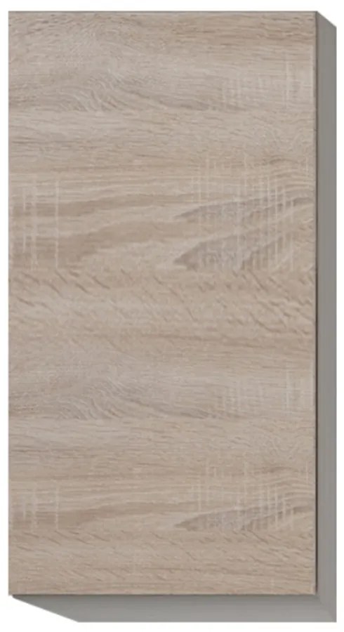Dulap superior cu usa verticala, stejar sonoma, dreapta, LINE G30